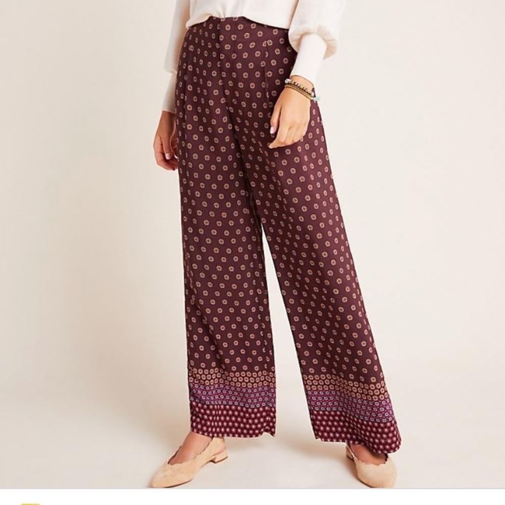 Anthropologie Marsden Wide-Leg Pants